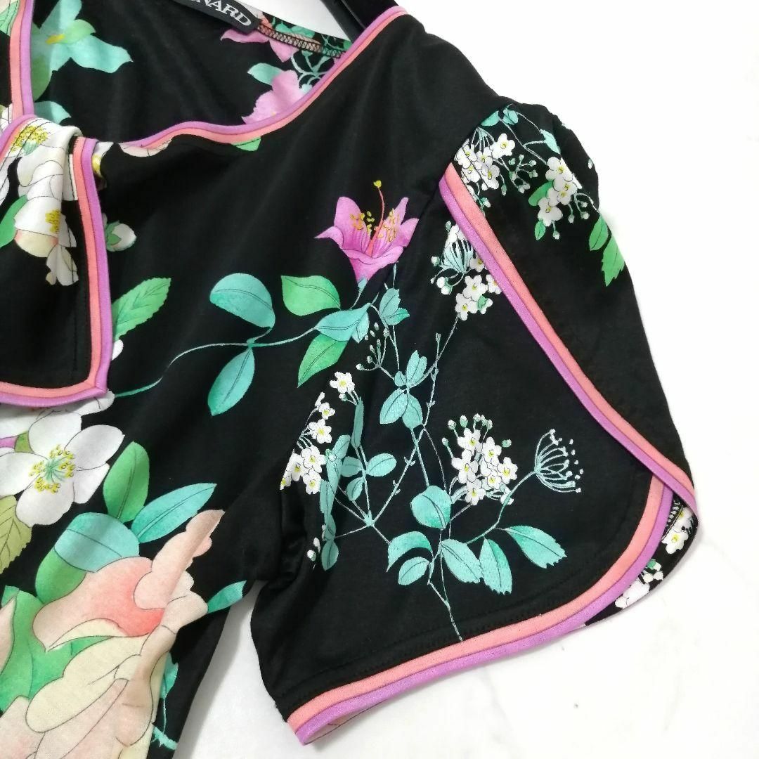 LEONARD - 美品✨ レオナール トップス リボン 花柄 総柄