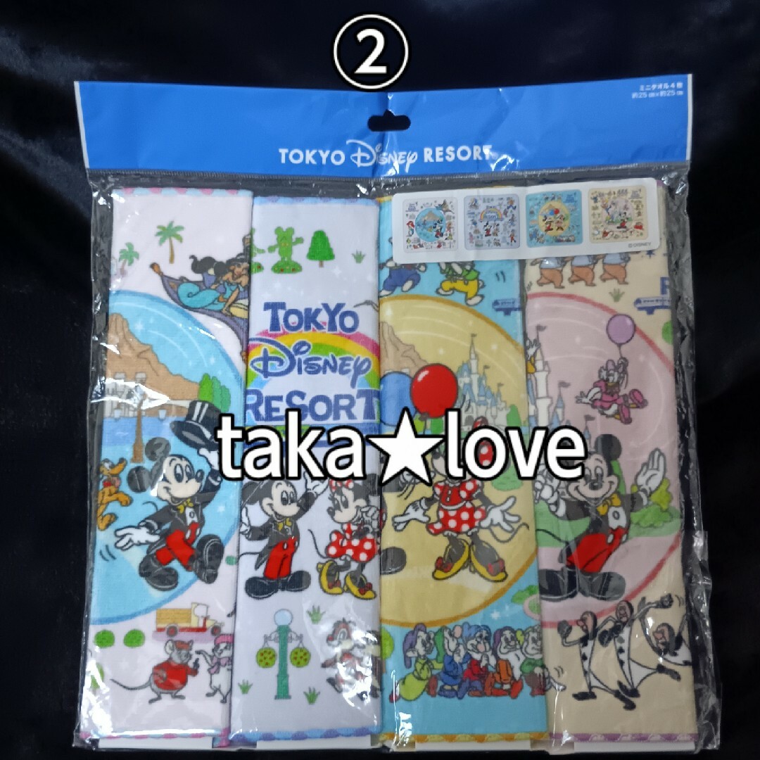 【購入前コメント必須】ディズニーリゾート☆タオルセット Disney - 値下!プロフ&商品説明必読◇TDR購入◇ミッキー&フレンズ♪ミニタオル