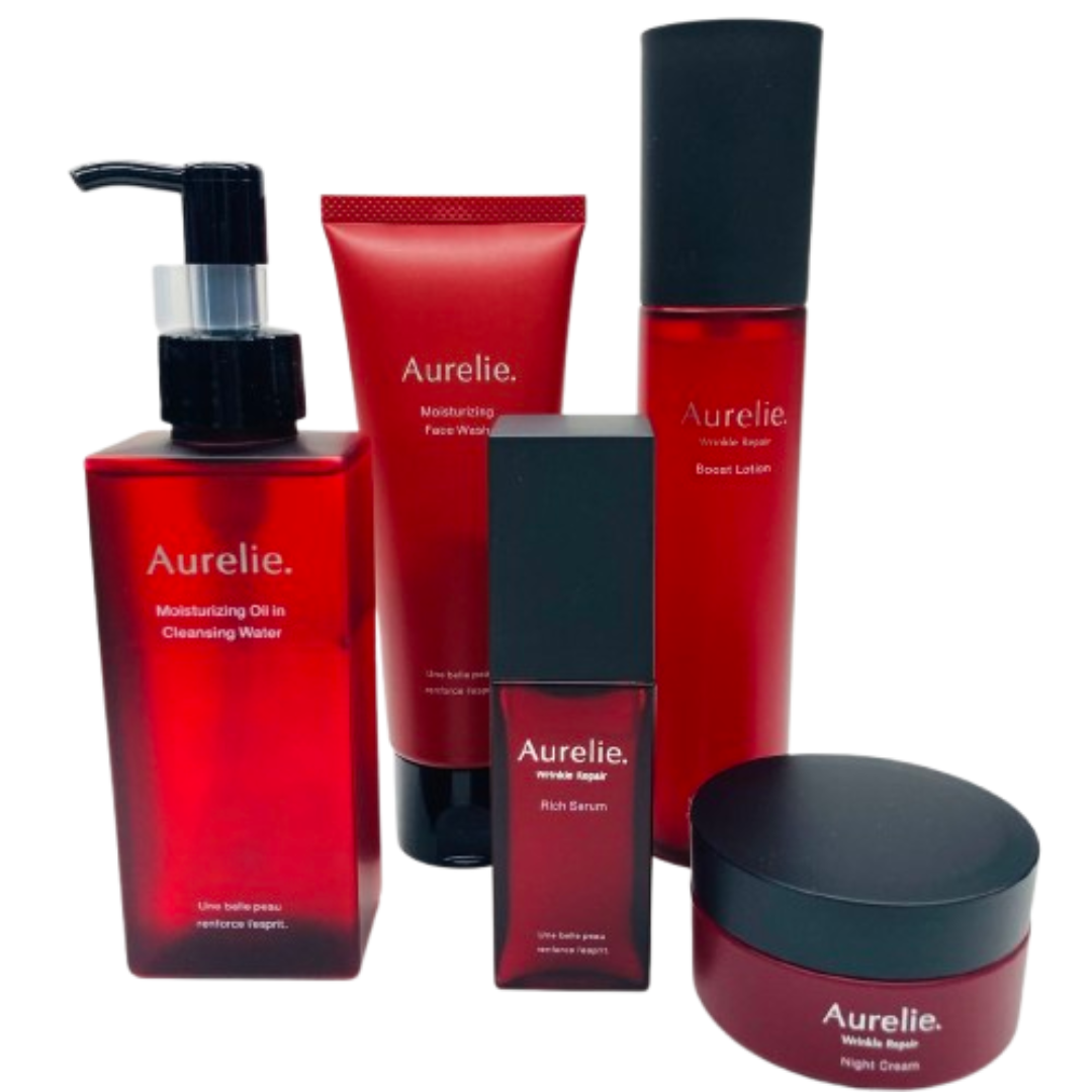 Aurelie.オレリーMEGUMIスキンケアセット 5 点 Aurelie. オレリー MEGUMI スキンケアセット 5点