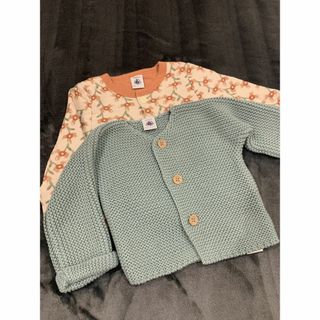 プチバトー(PETIT BATEAU)のプチバトーカーディガン(カーディガン/ボレロ)