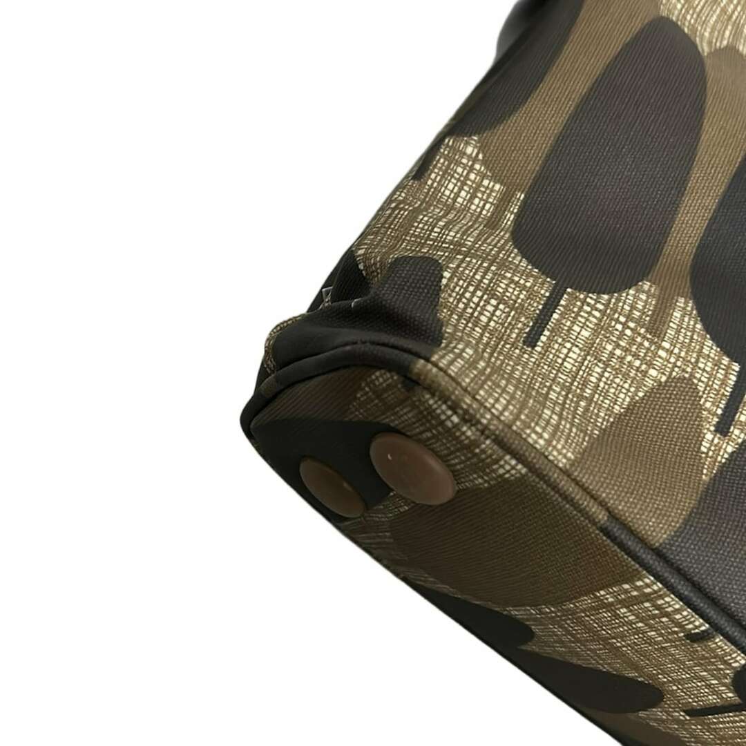 orla kiely(オーラカイリー) ショルダーバッグ美品  - ベージュ×ダークブラウン×ダークグレー レディースのバッグ(ショルダーバッグ)の商品写真