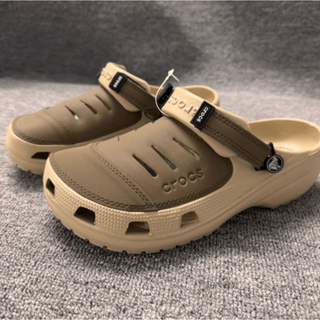 クロックス(crocs)のクロックス Crocs Yukon 未使用 メンズ スポーツサンダル カーキ(サンダル)