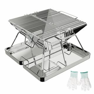 AMITSUNTOP 焚き火台 バーベキュー コンロ 屋外での焚き火 コンパクト