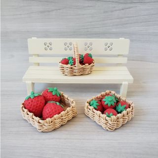 ミニチュアフードシリーズ　いちごせっと(ミニチュア)