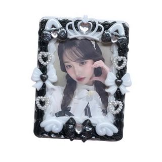 790♡ ホイップデコ　ラメ入りブラック　黒　ねこ耳ティアラエンジェル　天使　猫(その他)