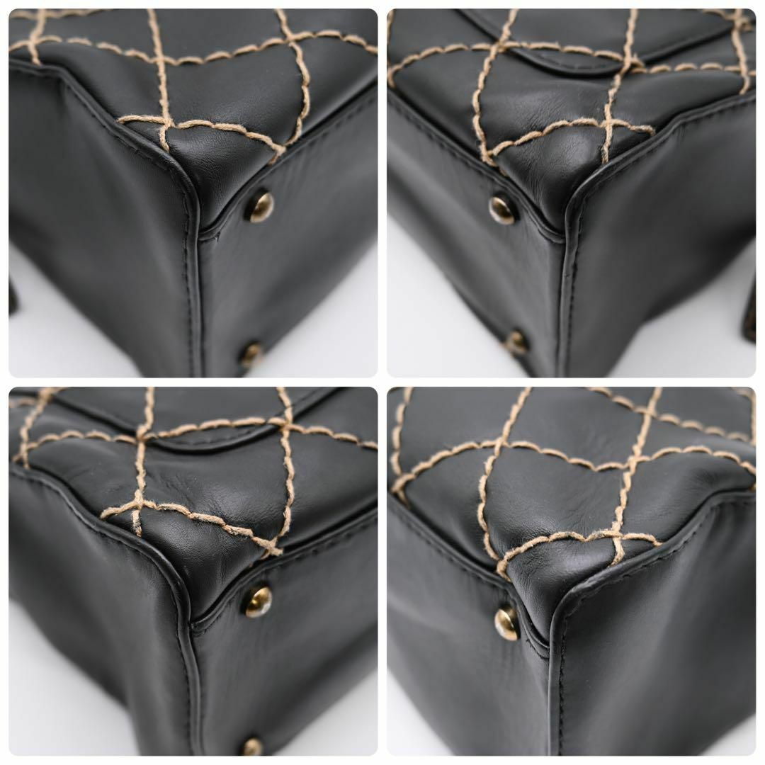 CHANEL（シャネル）ワイルドステッチ カーフスキン トートバッグ