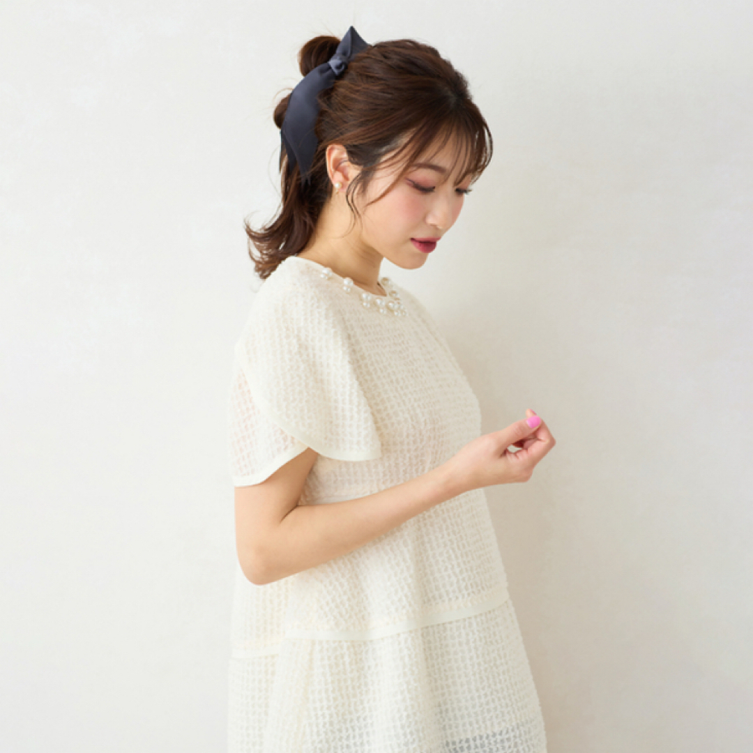 38♡Rose Tiara with M-StyleLuxe/フェザーブラウス Rose Tiara - 38♡Rose Tiara with M-StyleLuxe/フェザー