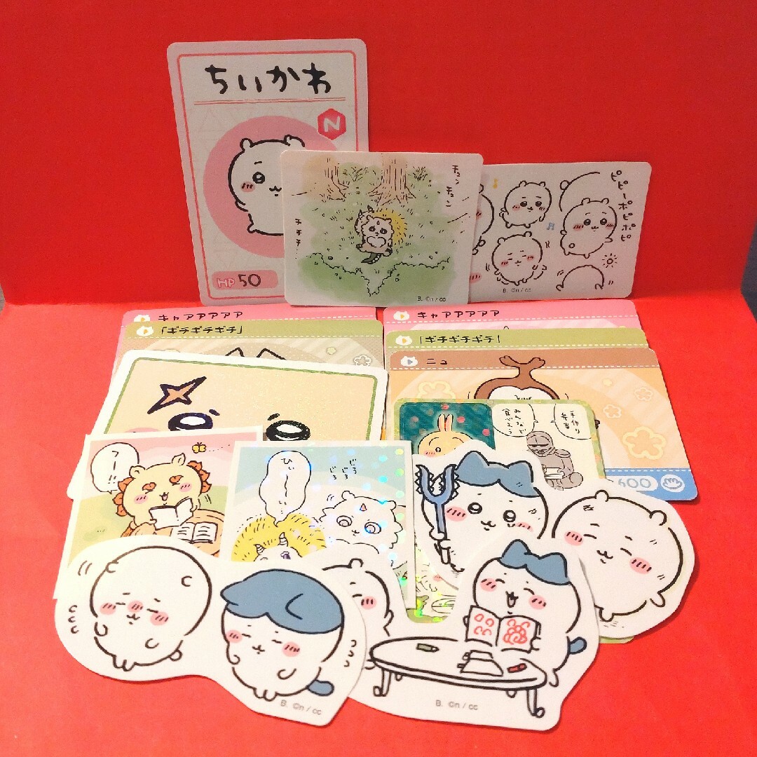 【ちいかわ】ステッカー&カード まとめ売り エンタメ/ホビーのおもちゃ/ぬいぐるみ(キャラクターグッズ)の商品写真