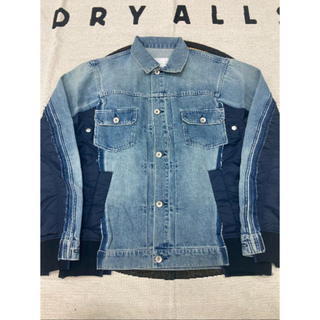 sacai Denim x Nylon Twill Jacket(テーラードジャケット)