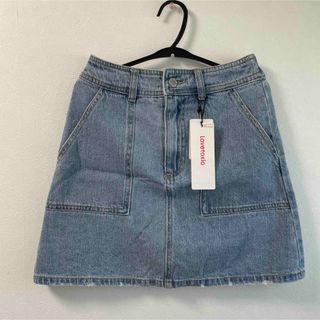 ラブトキシック(lovetoxic)のラブトキ  Lovetoxic  Ｌサイズ  160 デニムスカート風キュロット(スカート)
