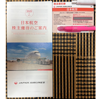 最新 匿名 JAL 日本航空 株主優待券１枚(その他)