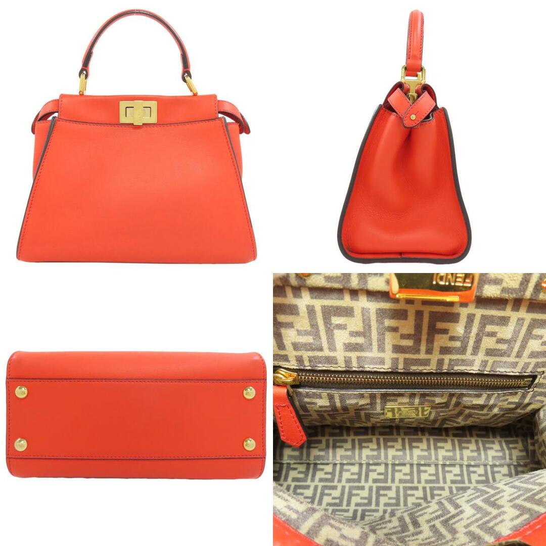 FENDI* フェンディ ピーカブー ミニ ２ＷＡＹ ハンドバッグ FENDI - FENDI フェンディ ピーカブーミニ 2WAY ハンドバッグ
