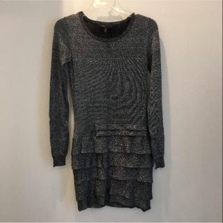 ビーシービージーマックスアズリア(BCBGMAXAZRIA)のBCBG MAXAZRIA ラメ ワンピース XS(ひざ丈ワンピース)