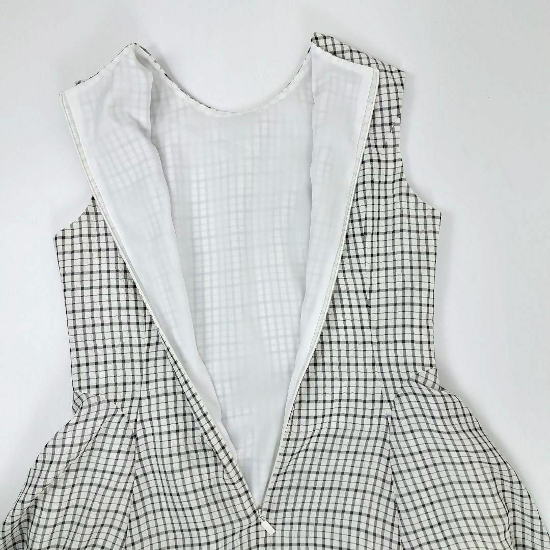 René - 極美品☆2024AW ルネ Checkered Dress ワンピース 38の