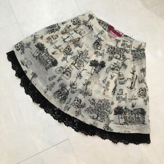 ドーリーガールバイアナスイ(DOLLY GIRL BY ANNA SUI)のラストプライス。ドーリーガールバイアナスイ スカート美品(ひざ丈スカート)