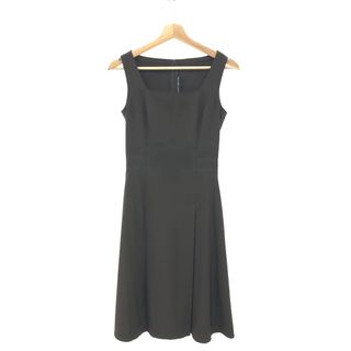 フォクシーニューヨーク(FOXEY NEW YORK)のFOXEY NEW YORK フォクシーニューヨーク スクエアネック ノースリーブ ワンピース サイズ:38  ブラウン  レディース 　240002230877(その他)