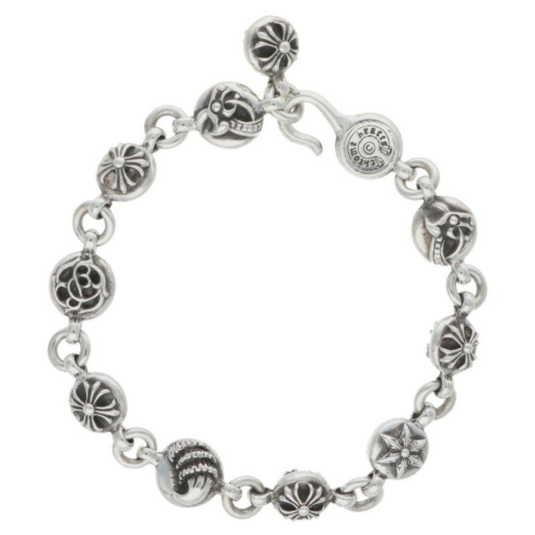 おもたけ　クロムハーツ　シルバーブレスレットシルバー　正規品　美品 Chrome Hearts - 正規品 クロムハーツ ダブルBリング