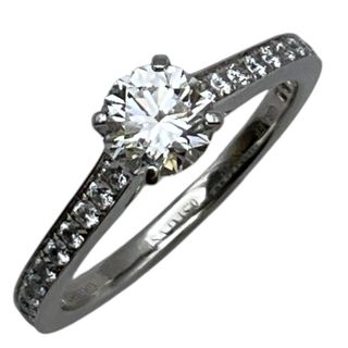 グラフ(graff)の　グラフ GRAFF フレームラウンドダイヤエンゲージリング Pt950 ジュエリー(リング(指輪))