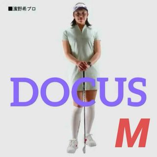 ドゥーカス　モックネックワンピース　M　ミントグリーン　女子　ゴルフ　ウェア(ウエア)