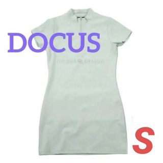 ドゥーカス　モックネック ワンピース　S　ミント　女子　ゴルフ　ウェア　シャツ(ウエア)