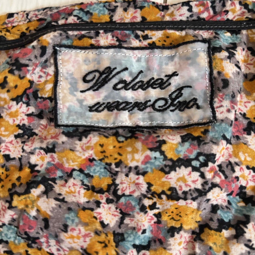 w closet(ダブルクローゼット)のw closet 花柄　オールインワン　裏地付き　ポケット付き レディースのパンツ(オールインワン)の商品写真