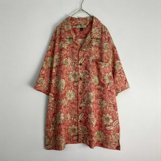 トミーバハマ　半袖シャツ　アロハシャツ シルク100% Tommy Bahama