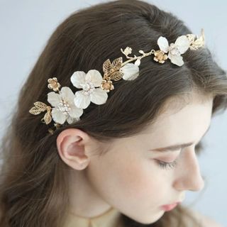 結婚式 コーム ヘアアクセサリー　お呼ばれ　髪飾り　ヘッドドレス　ウェディング(その他)