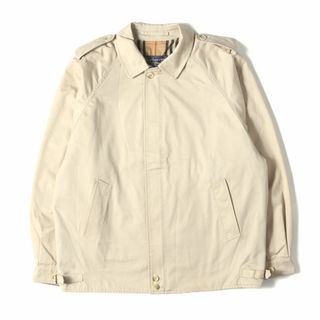 バーバリー(BURBERRY)のBURBERRY バーバリー コート ベージュ サイズ:詳細参照 / ノバチェック裏地 フライフロント ステンカラー ハーフ コート / MADE IN ENGLAND / アウター ジャケット ブルゾン 上着【メンズ】【中古】(ブルゾン)