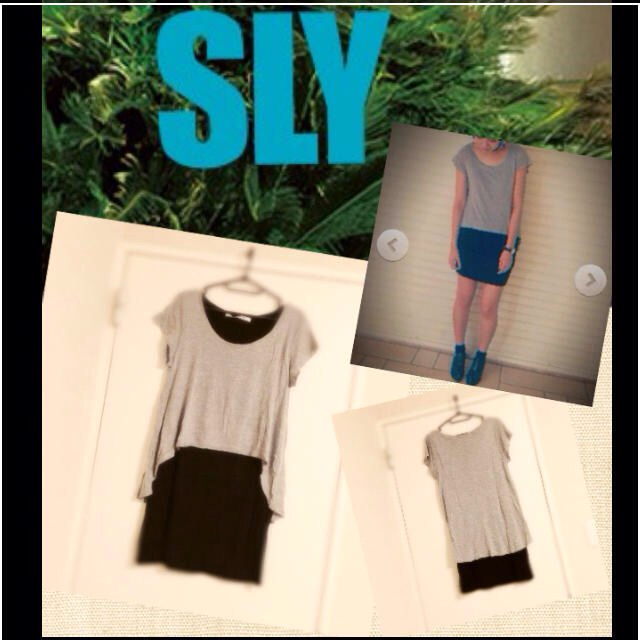 SLY♡レイヤードカットT/OP