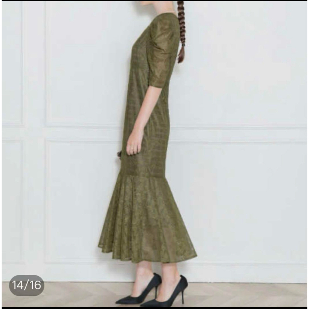 Leja - Leja 刺繍レースマーメイドワンピース 結婚式