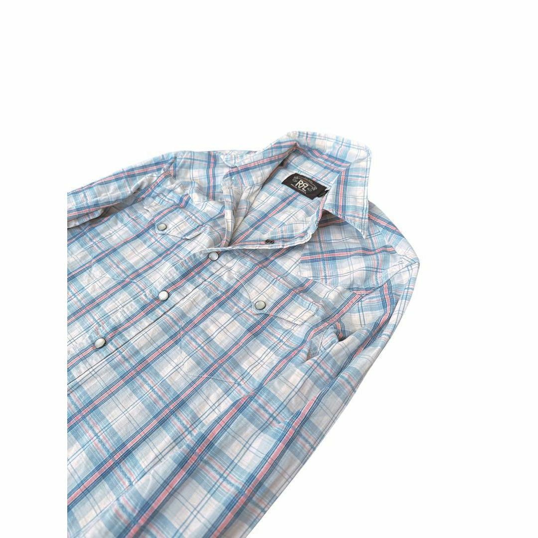 【未使用級】★RRL ダブルアールエル ★ラルフローレン★ウェスタンシャツ RRL（ダブル アール エル）】スリムフィット ツイルウエスタン