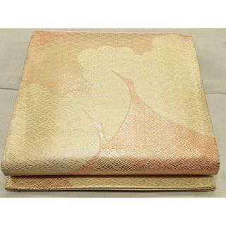 平和屋着物◎伝統工芸佐賀錦　全通柄袋帯　雲取り吉祥文　金糸　正絹　逸品　CAAT0144ft(帯)