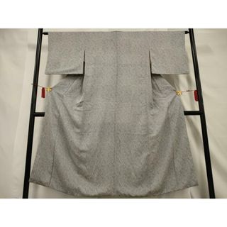 平和屋着物■上質な小紋　鹿の子文様　正絹　逸品　AAAV4730jd