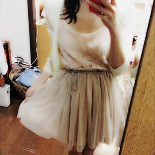 ザラ(ZARA)の♡ZARA チュールワンピース♡送料込！(ミニワンピース)