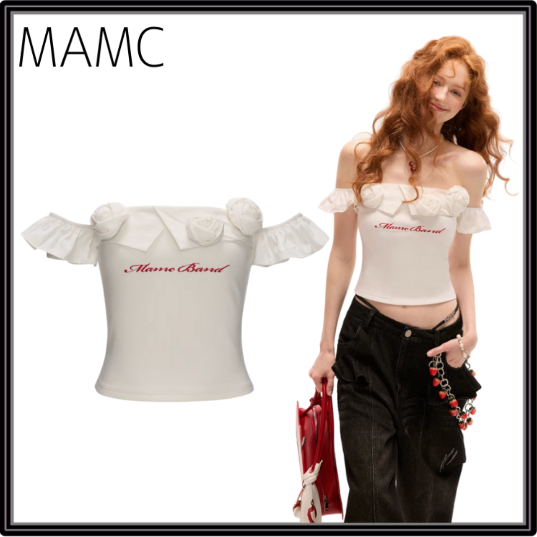 MAMC フラワー ワンショルダー キャミソール