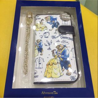 アフタヌーンティー(AfternoonTea)のアフタヌーンティーリビング  iphone6.6S.7対応 ケース 美女と野獣(iPhoneケース)