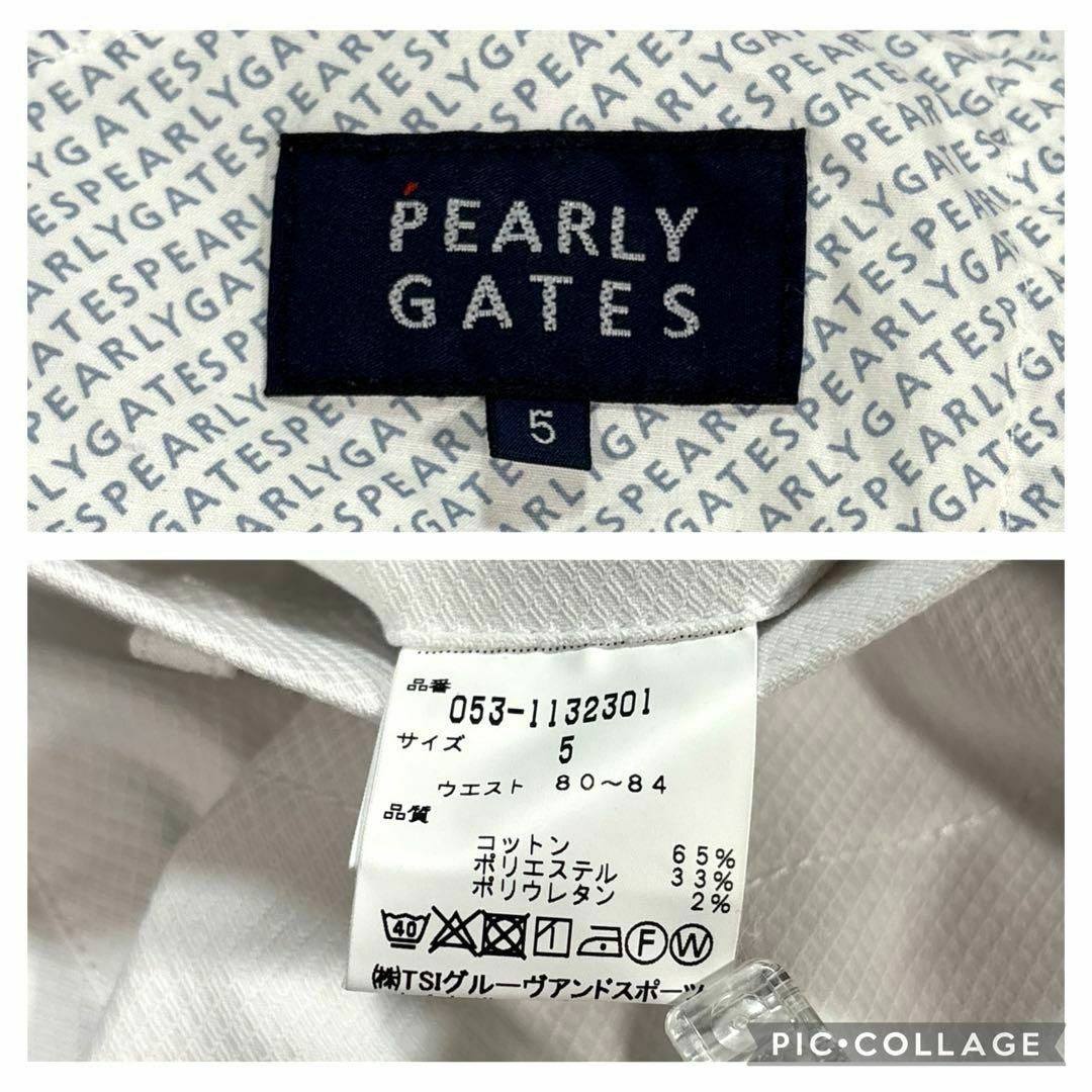 PEARLY GATES - パーリーゲーツ 5/L マルチストラップ付 ハーフ