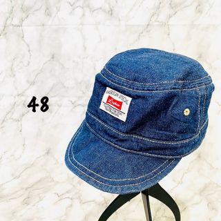 80 アメリカンスタイル デニム帽子 48 キャップ(帽子)