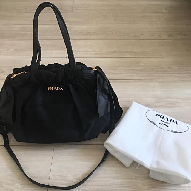 PRADA 2WAYギャザーバッグ