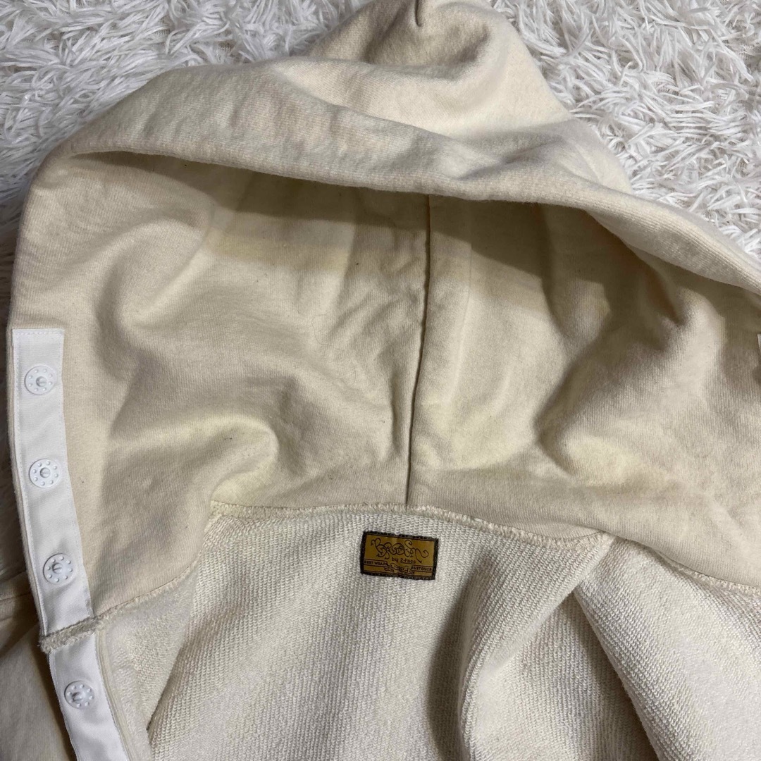2-tacs(ツータックス)のBROWN by 2-tacs Snap parka カシミヤ混 フーディ メンズのトップス(パーカー)の商品写真