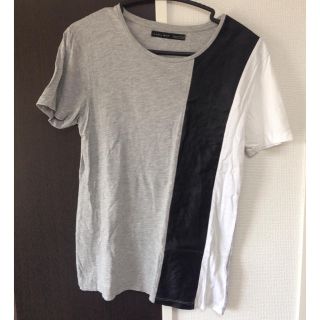 ザラ(ZARA)のザラ 半袖 Ｔシャツ フェイクレザー(Tシャツ/カットソー(半袖/袖なし))