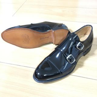 チーニー(CHEANEY)の新品未使用 CHEANEY チーニー UK4 24.0cm ダブルモンク(ローファー/革靴)