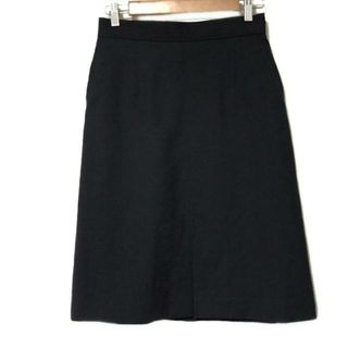 マッキントッシュフィロソフィー(MACKINTOSH PHILOSOPHY)のMACKINTOSH PHILOSOPHY(マッキントッシュフィロソフィー) スカート サイズ38 L レディース新品同様  - 黒 ひざ丈(その他)