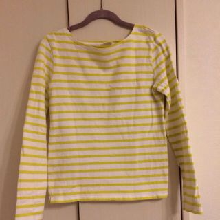 MACPHEEレモンイエローボーダー(カットソー(長袖/七分))