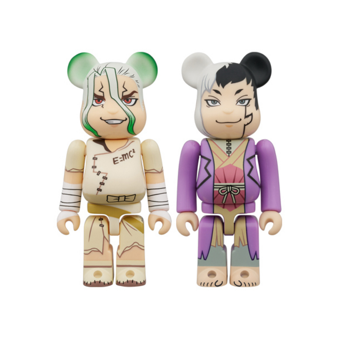 MEDICOM TOY(メディコムトイ)のBE@RBRICK 石神千空 & あさぎりゲン 2PCS SET エンタメ/ホビーのフィギュア(アニメ/ゲーム)の商品写真
