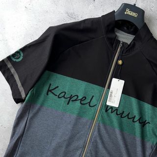 新品 カペルミュール 半袖 サイクル ジャージ メンズ XXL 黒 ウェア(ウエア)