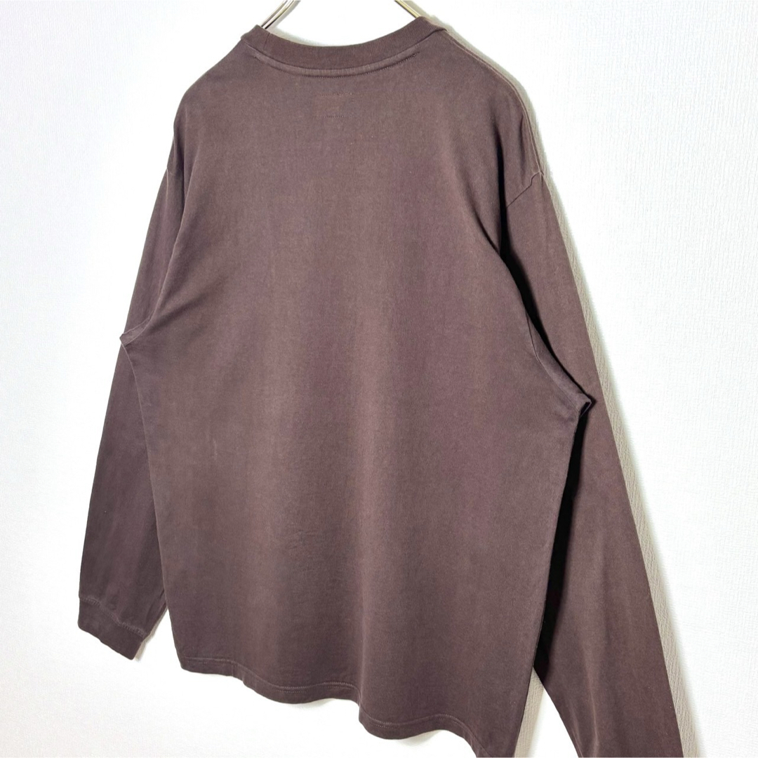 Supreme(シュプリーム)の美品 Supreme スモールボックスロゴ ロンT "ダークブラウン" Mサイズ メンズのトップス(Tシャツ/カットソー(七分/長袖))の商品写真