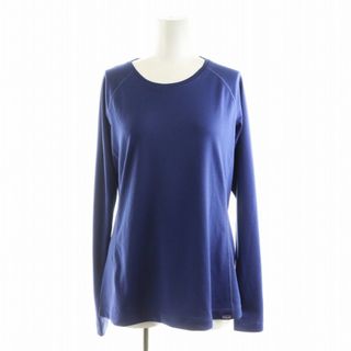 パタゴニア(patagonia)のパタゴニア キャプリーンミッドウェイトクルー カットソー M 紺 44437(カットソー(長袖/七分))