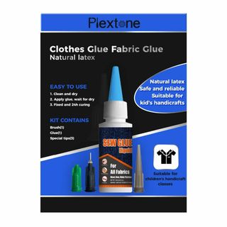 接着剤 布地 Plextone 布用接着剤 ポンド 多用途 生地に適用——コット(その他)