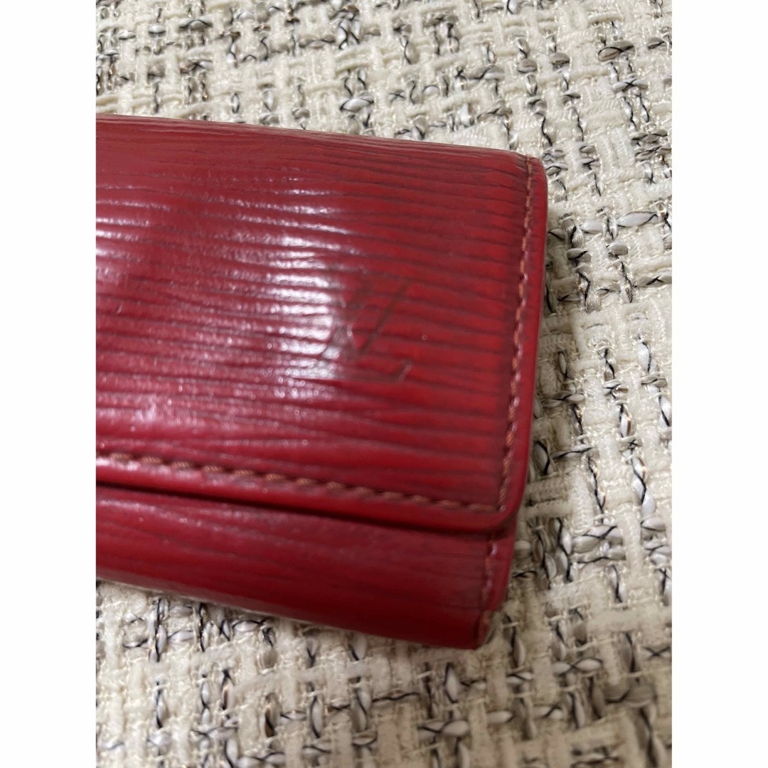 LOUIS VUITTON(ルイヴィトン)のルイ・ヴィトン ルイヴィトン ヴィトン キーケース エピ 赤 レッド レディースのファッション小物(キーケース)の商品写真